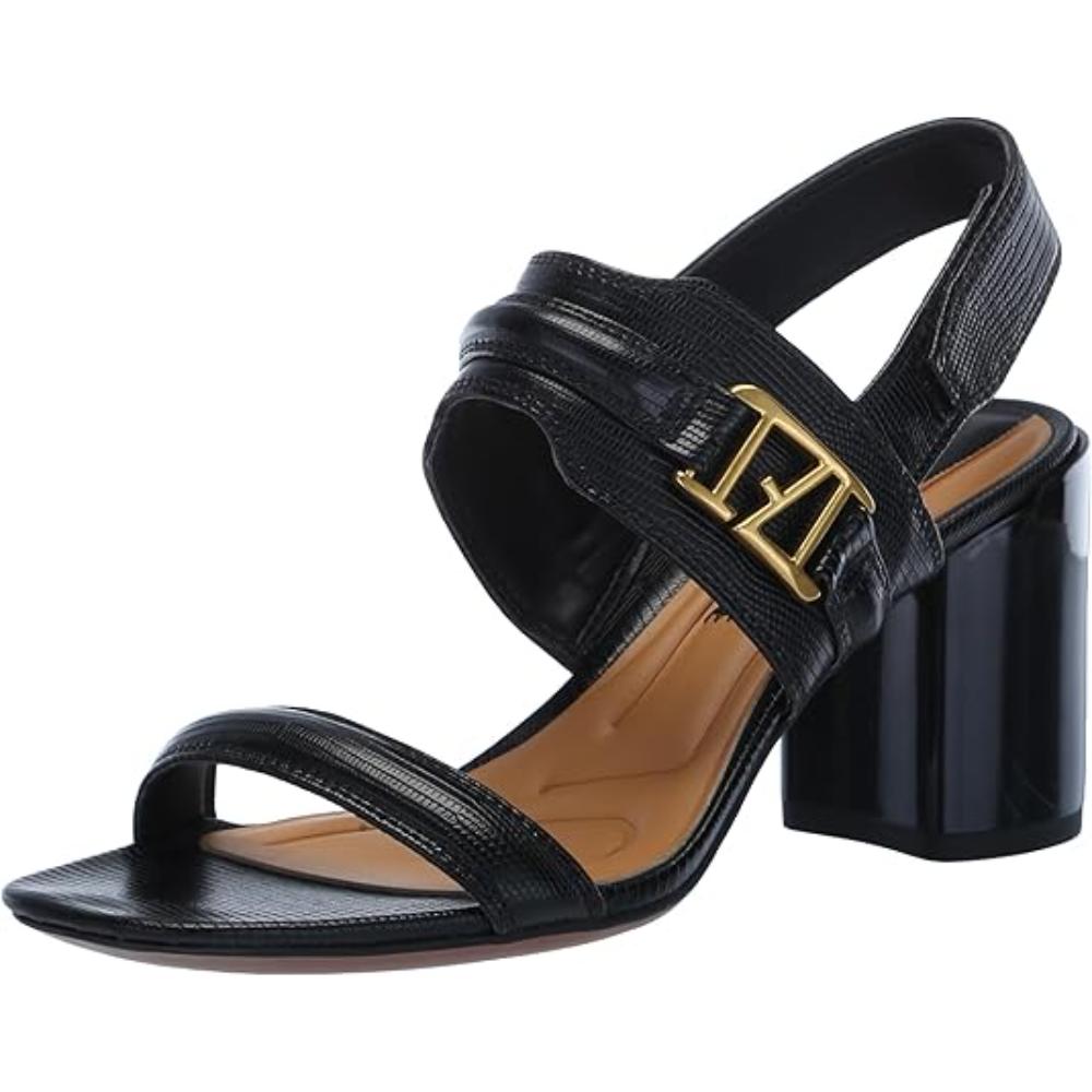 Owen Black Slingback High Heel Franco Sarto Sandals