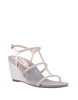 Siana True Silver Wedge Nina Sandals