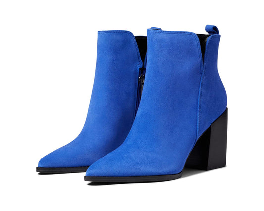 Birds Dark Blue Suede Nine West Ankle Boots