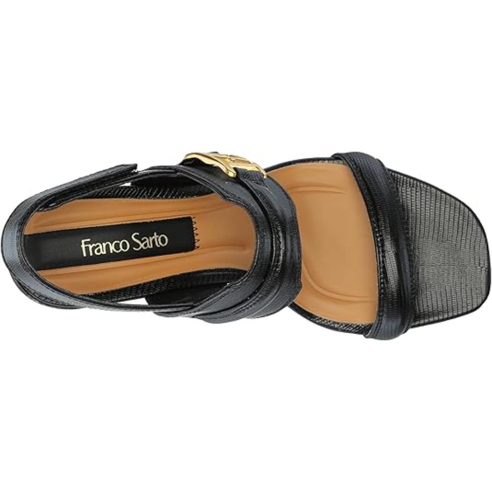 Owen Black Slingback High Heel Franco Sarto Sandals