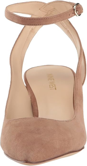 Shawn Natural Suede Nine West Slingback Pumps