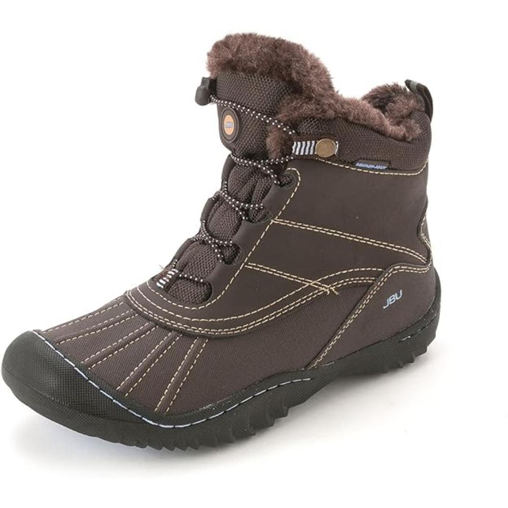 JBU by Jambu Pullman Womens Brown Faux Fur Cold Weather Boots