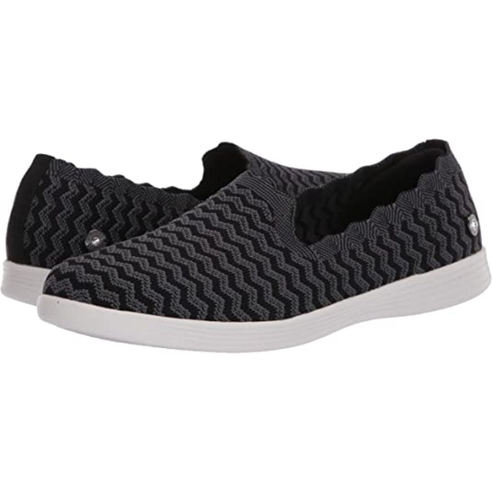 On the Go Capri Wavy Black Gray 136246 Skechers Slip On Flats