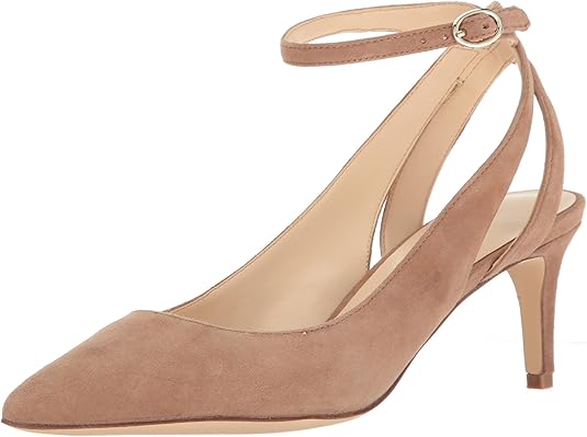 Shawn Natural Suede Nine West Slingback Pumps