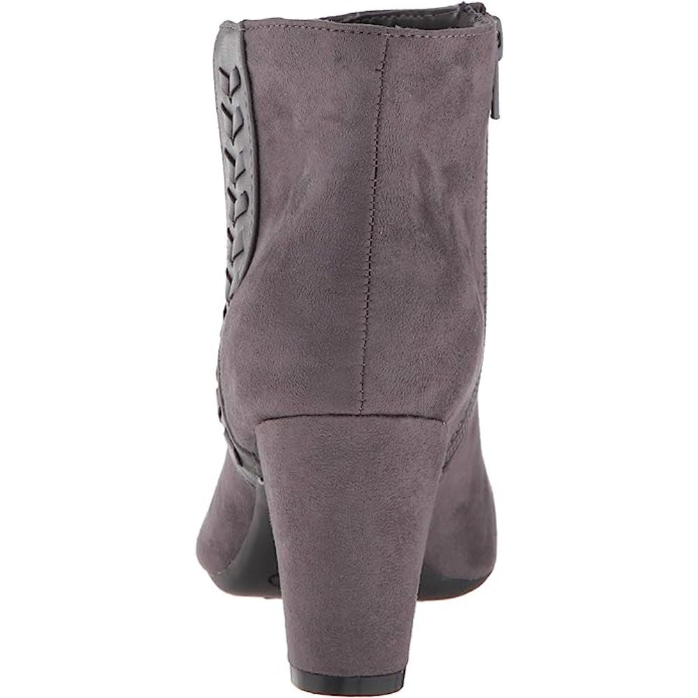 Avenue A Gray Fabric Aerosoles Ankle Boots