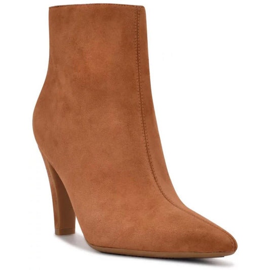 Cale 9x9 Natural Suede Leather Nine West Ankle Boot