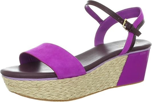 Cole Haan Women's Arden Purple Platform Wedge Sandal