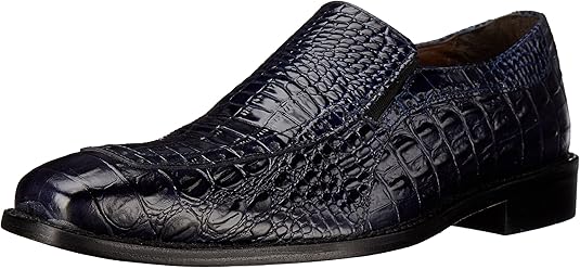 Parisi Black Leather STACY ADAMS Loafers