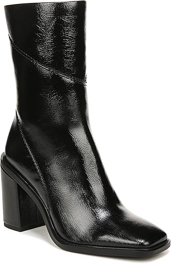 Stevie Black Franco Sarto Mid Boots