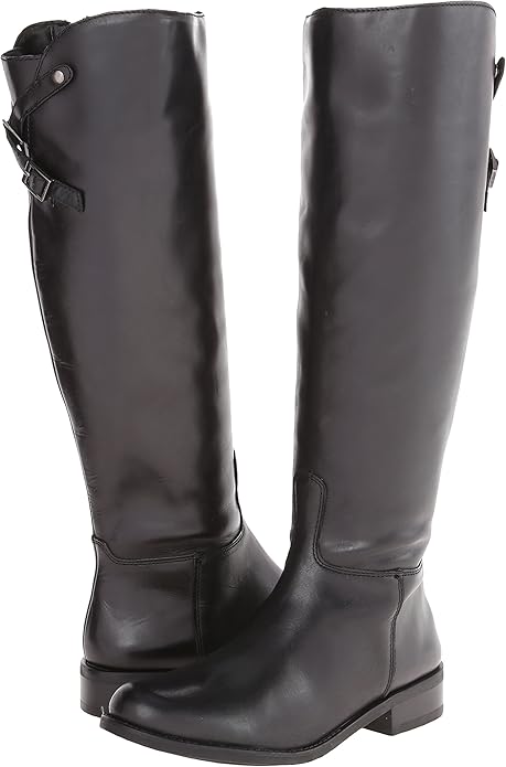 Kadia Black Leather Vince Camuto Boots