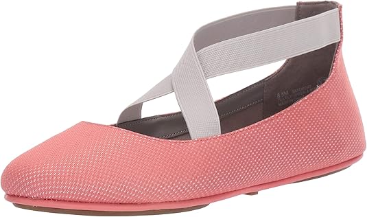 Aerosoles Women's Saturday Ballet Flat Coral Fabric