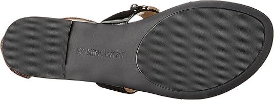 Sheenagh Black Bronze Nine West Sandals