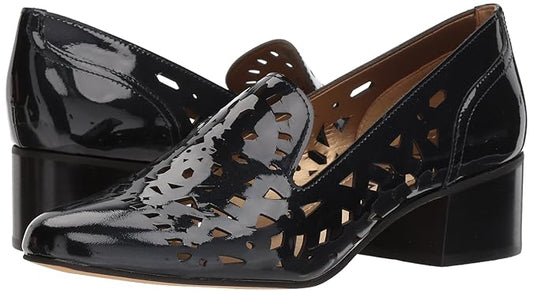Judeena Navy Patent Anne Klein Pumps