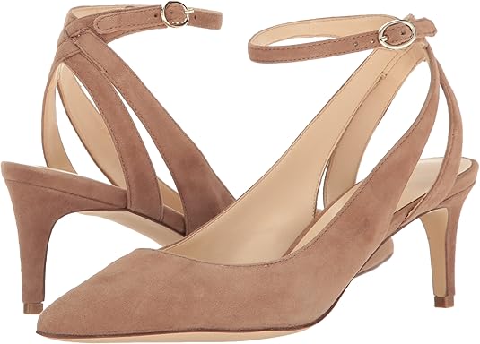 Shawn Natural Suede Nine West Slingback Pumps