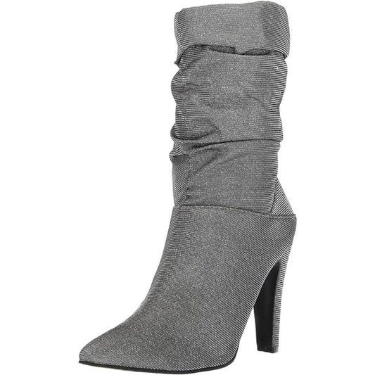 Darla Charcoal Luna Shine Nina Mid Calf Boots