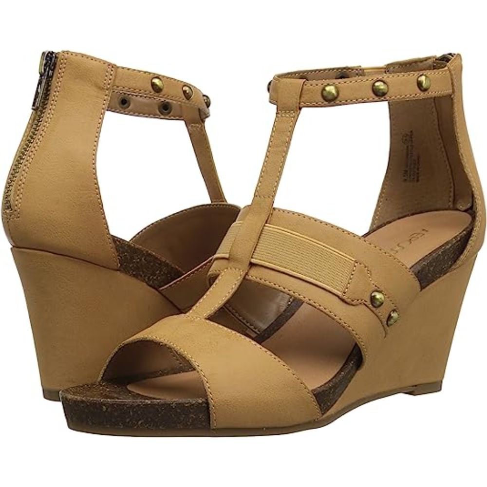 Watermark Light Tan Aerosoles Wedge Sandals