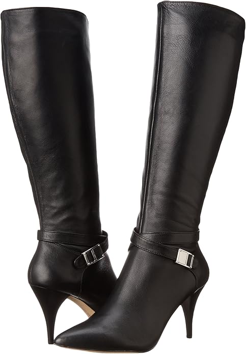 Ofra Black Leather Vince Camuto Boots