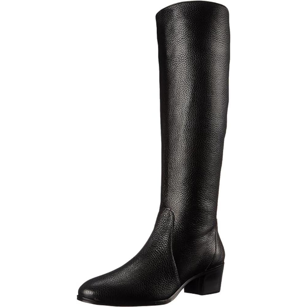 Vince Camuto Women's Forba Black Leather Riding Boot