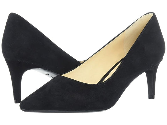 Soho 9X9 Black Suede Nine West Pump
