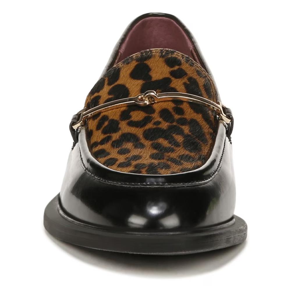 Eda3 Black Leopard Franco Sarto Loafer Flats