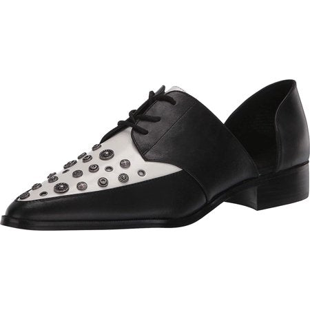 Woahalle Black White Nine West Flats