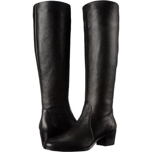 Vince Camuto Women's Forba Black Leather Riding Boot