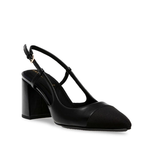 Veruca Black/Black Anne Klein Slingback Pumps