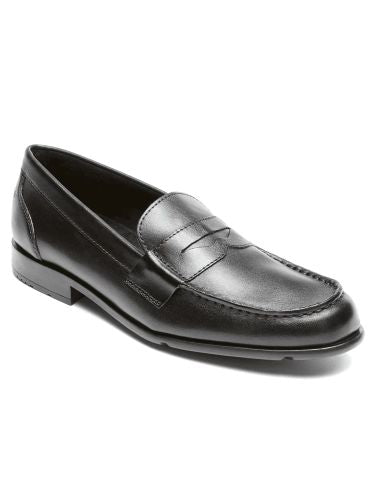 PM2 Rockport M76443 Walkability Men's Black Leather Penny Loafer