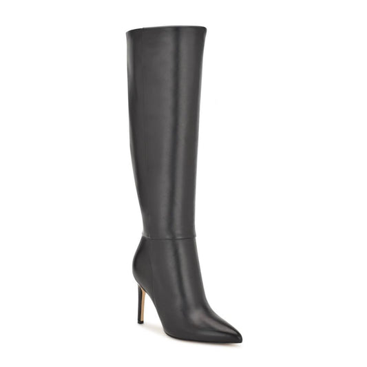 Richy Black Leather Nine West Boots