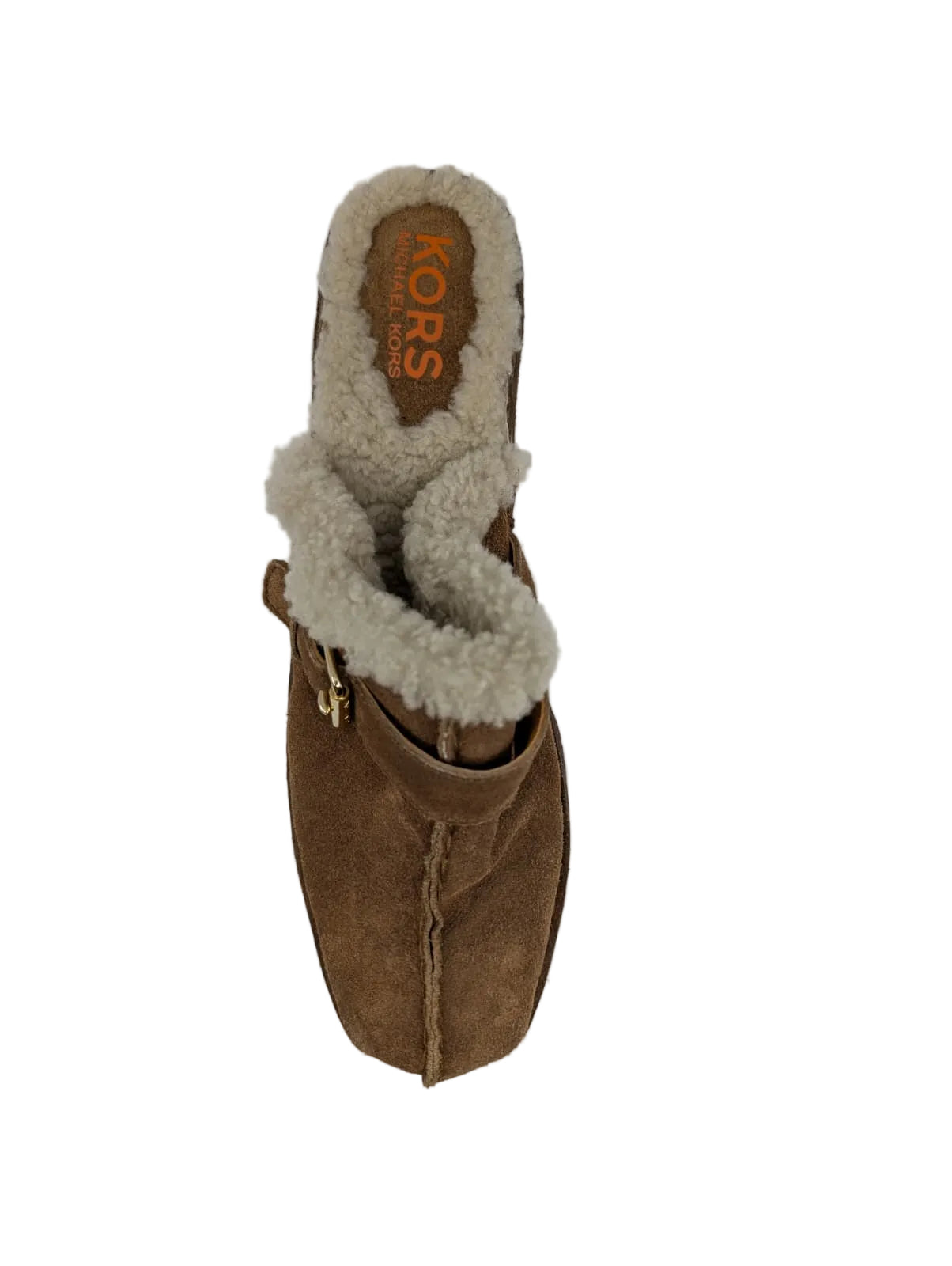 Michael Kors Camel Suede Clogs