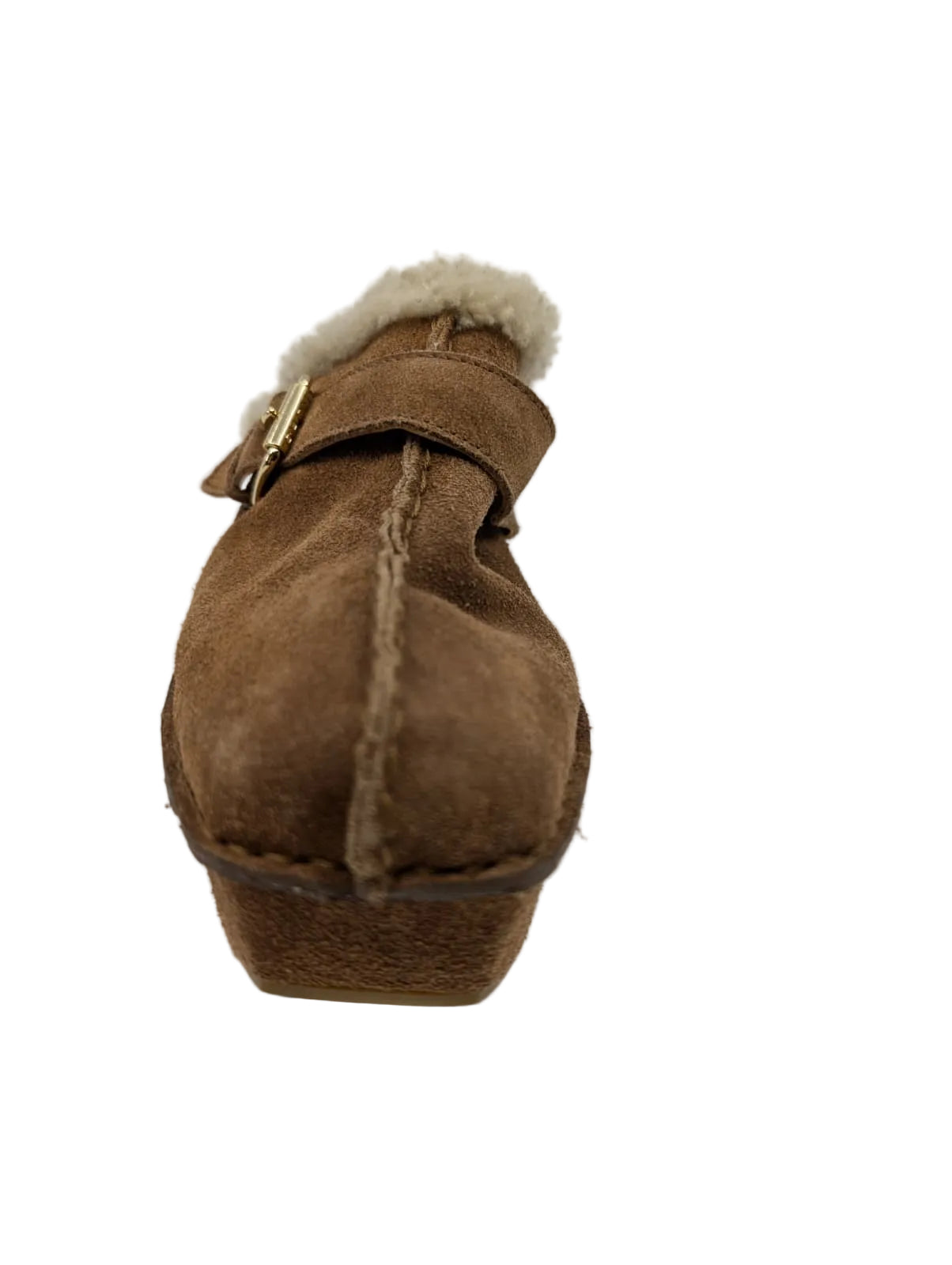 Michael Kors Camel Suede Clogs