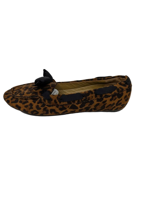 Beverly Feldman Leopard Suede Loafers