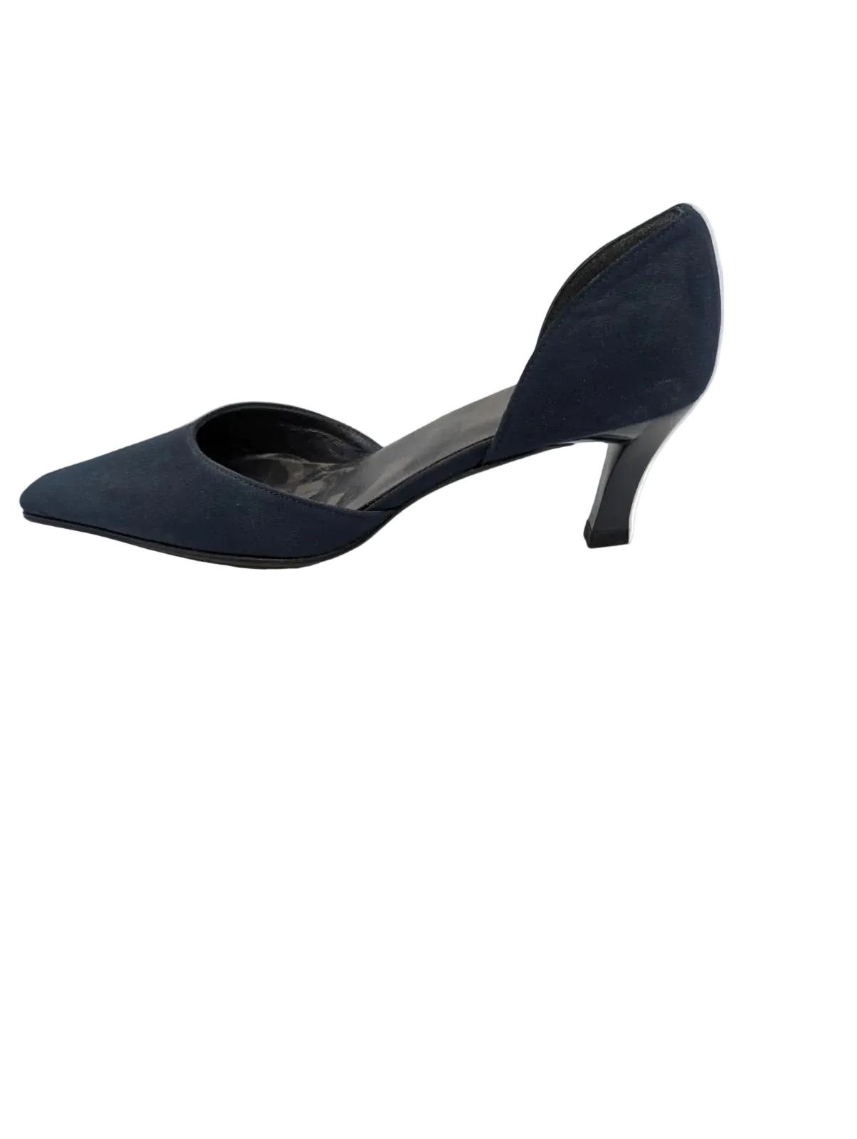 2W40999 Navy Fabric Stuart Weitzman Pumps