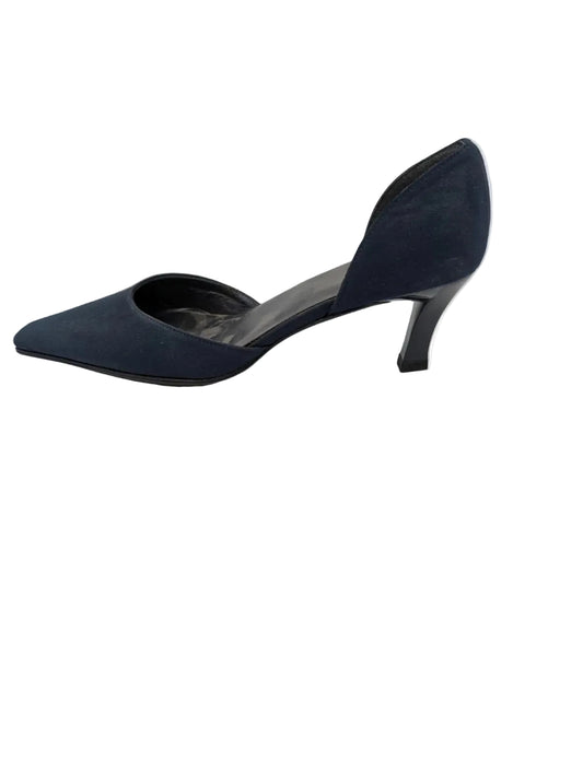 2W40999 Navy Fabric Stuart Weitzman Pumps