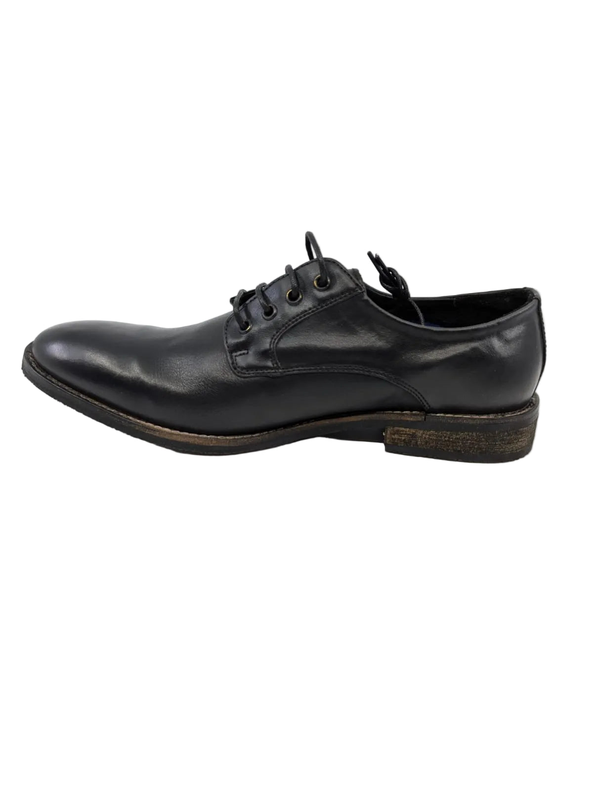 845651 Black Leather Nunn Bush Men Shoes
