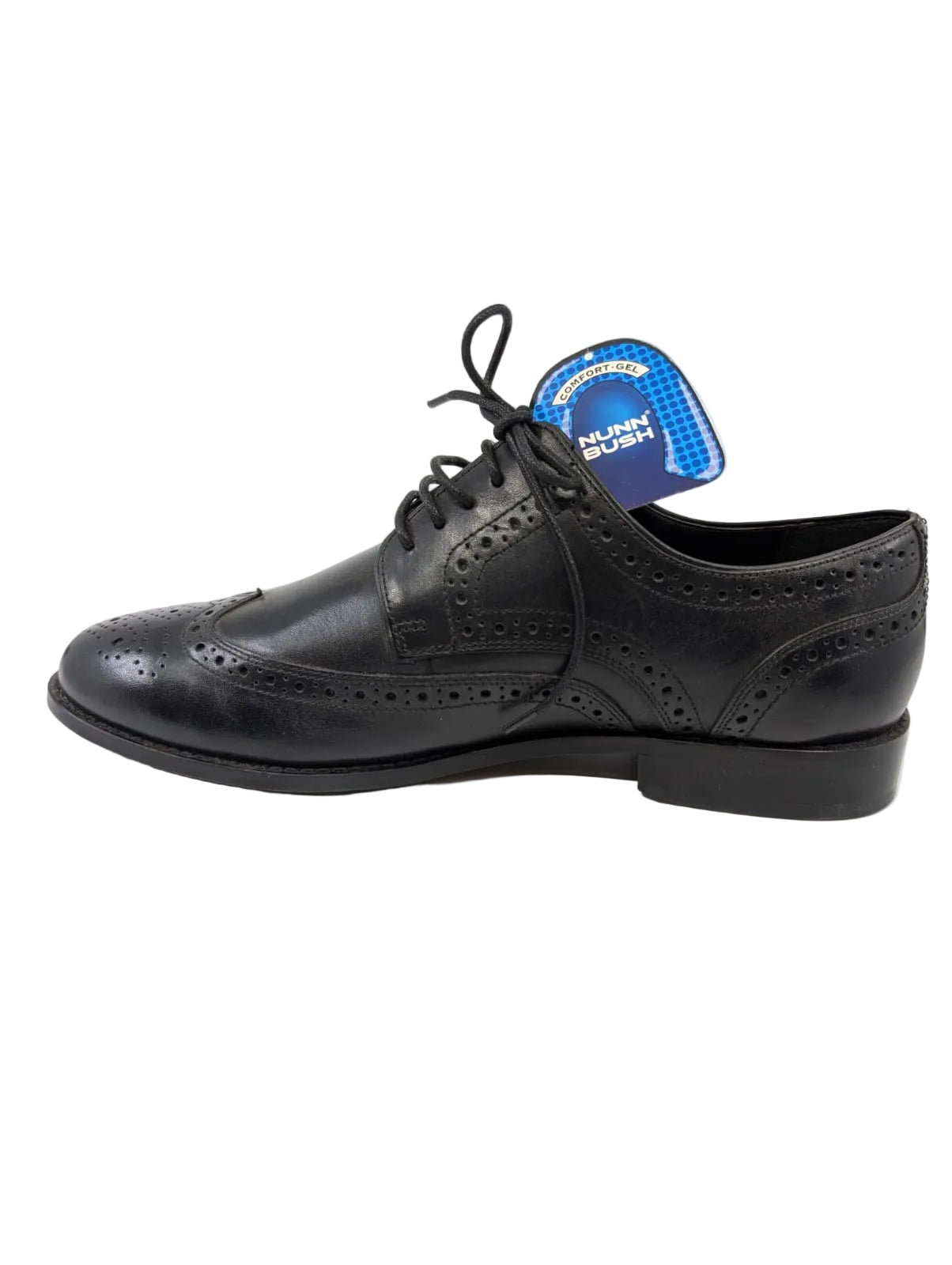 84525 Black Leather Oxfords Nunn Bush Men Shoes