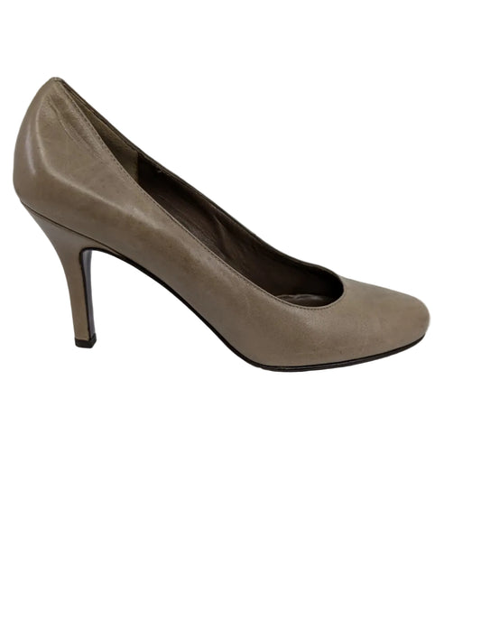 Florence Taupe Leather Amalfi Pumps