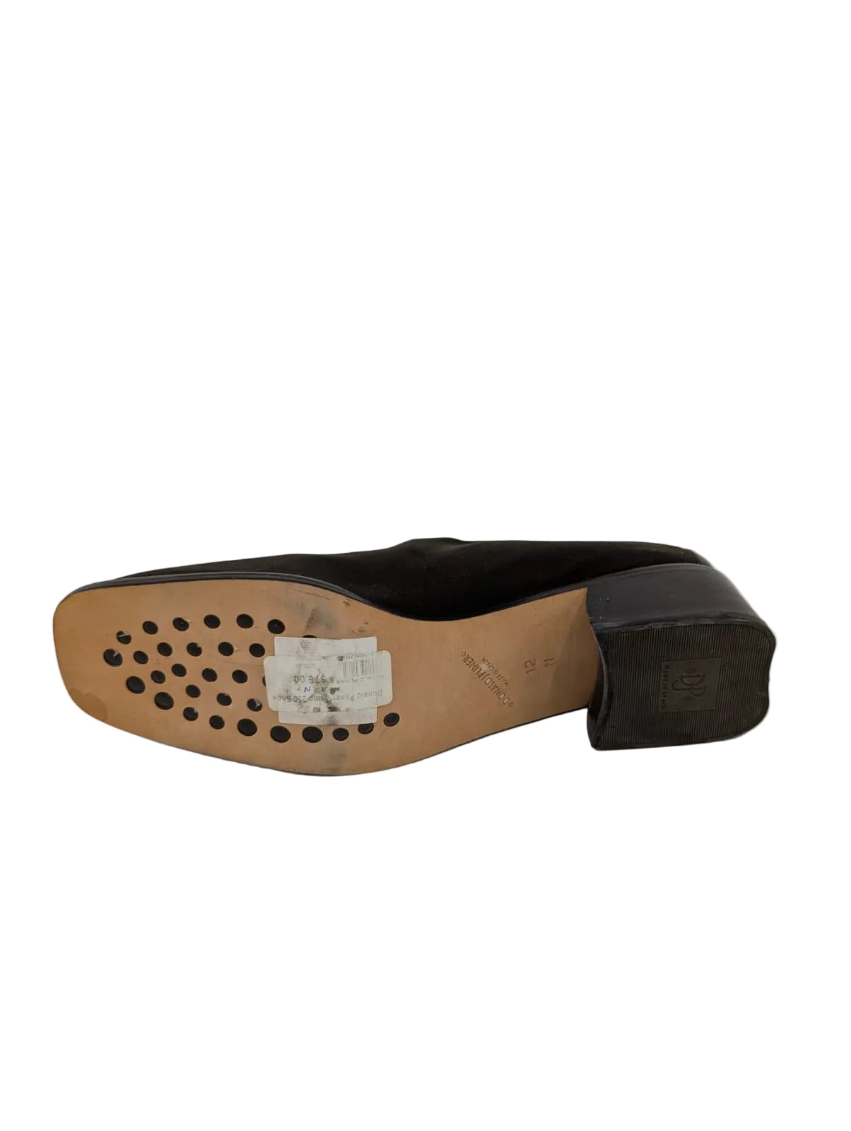 Donald Pliner Brown Fabric Loafer Pumps