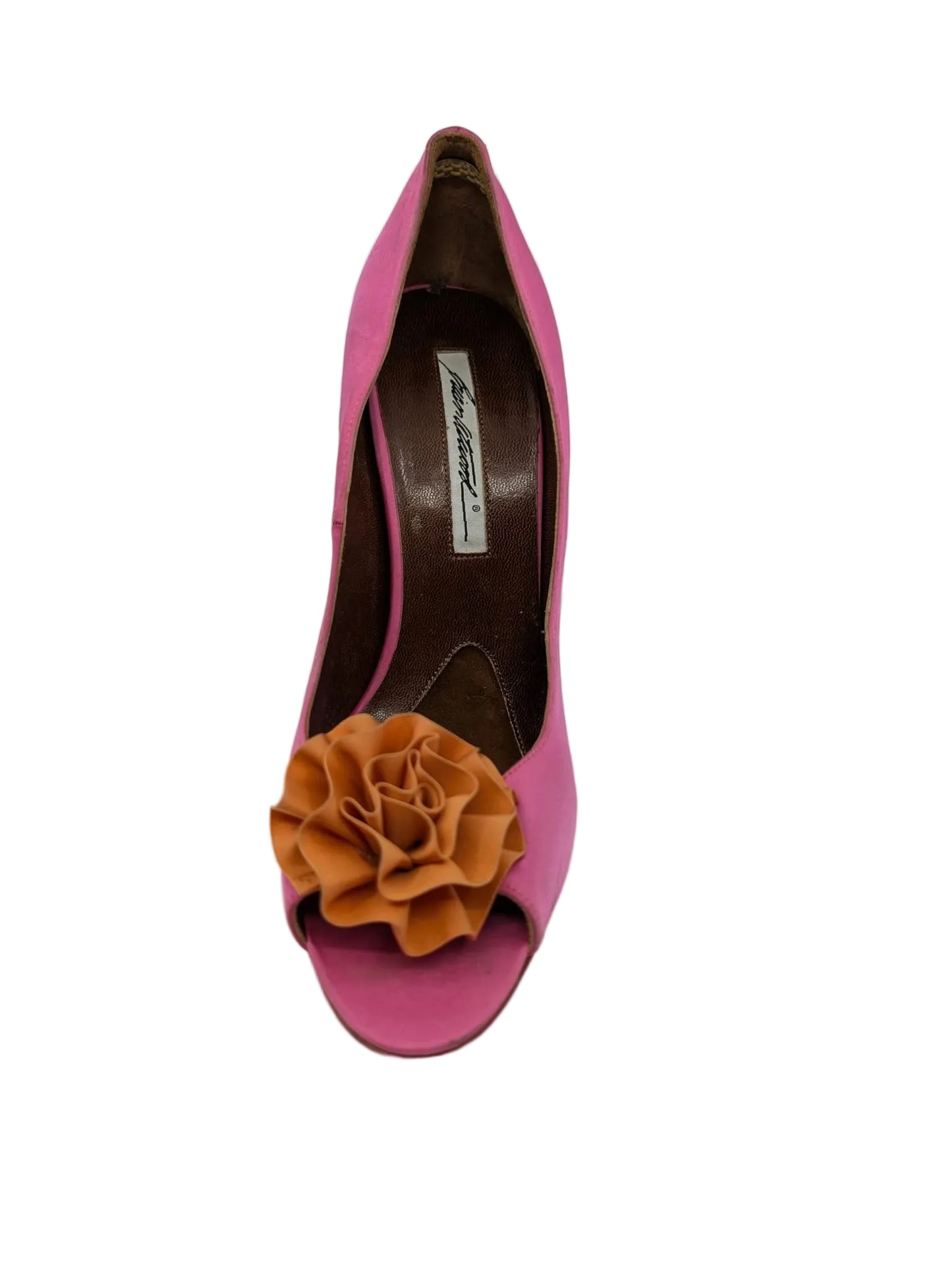 Brian Atwood Pink Fabric Pumps