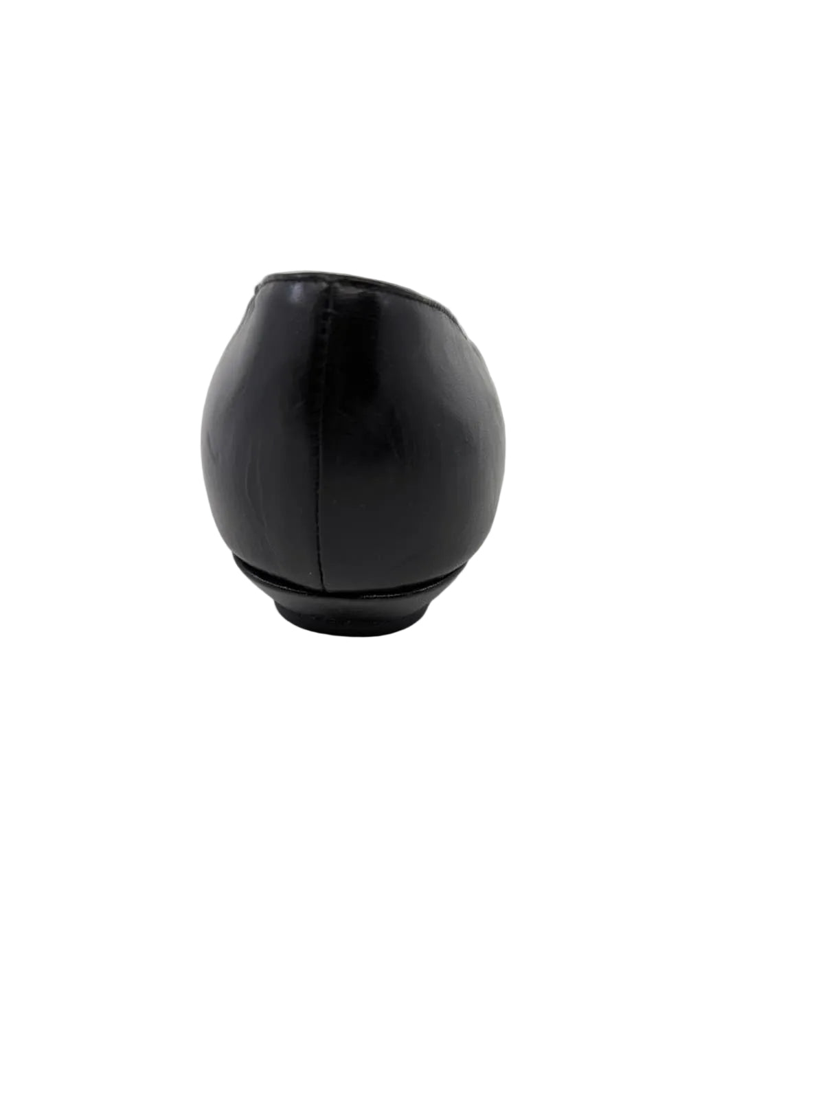 Loeffler Randall Black Peeptoe Leather Flats