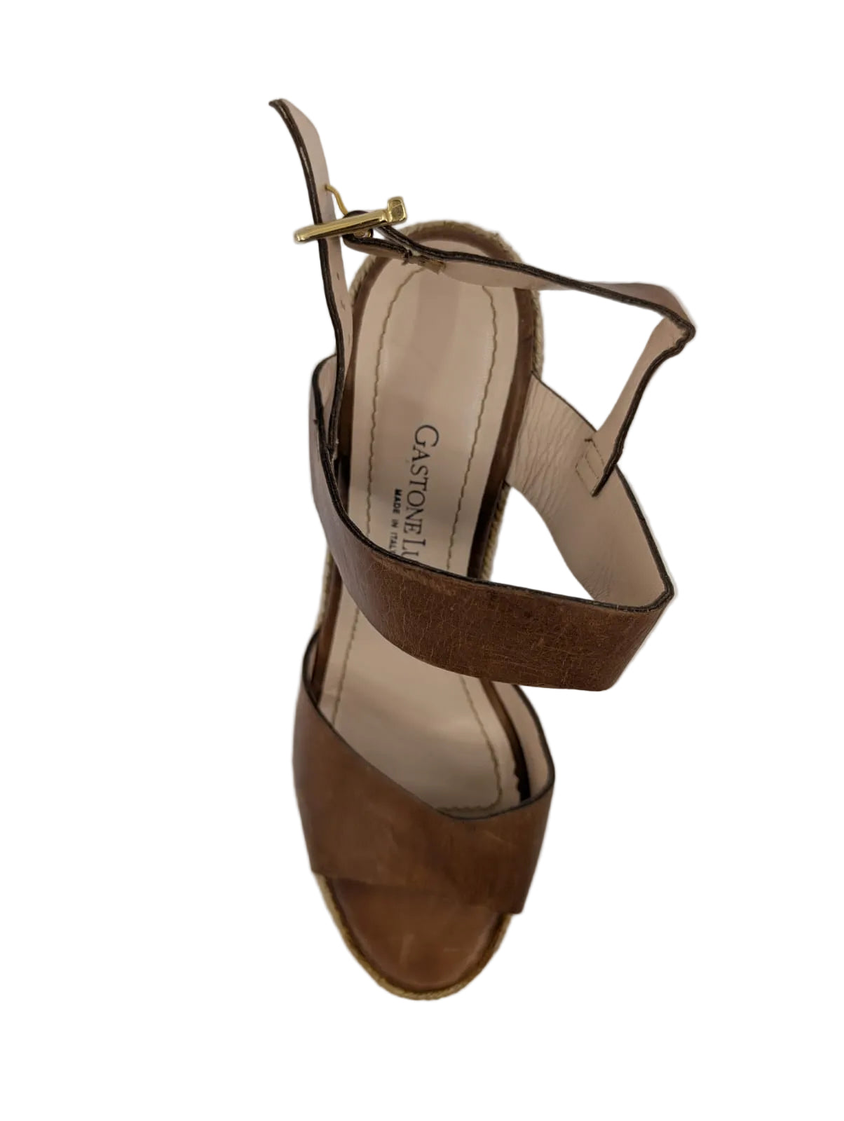 Gastone Lucioli Brown Leather Sandals