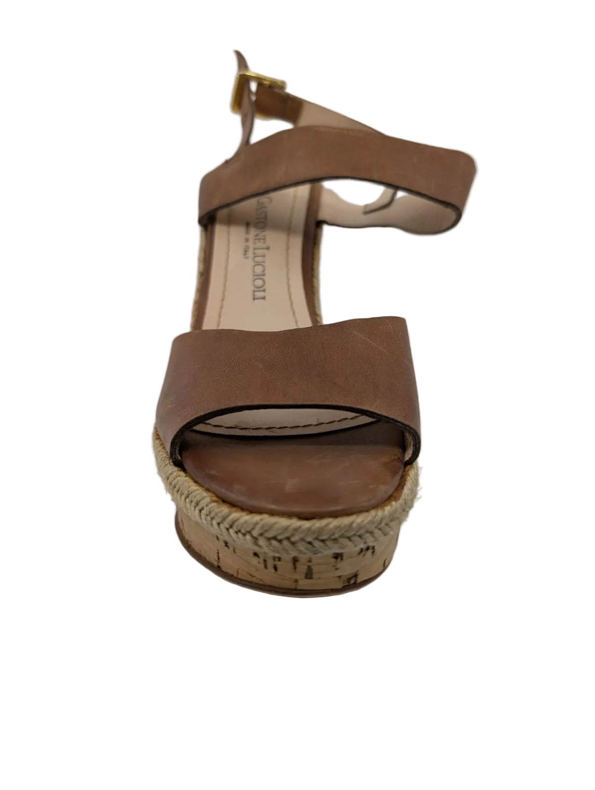 Gastone Lucioli Brown Leather Sandals