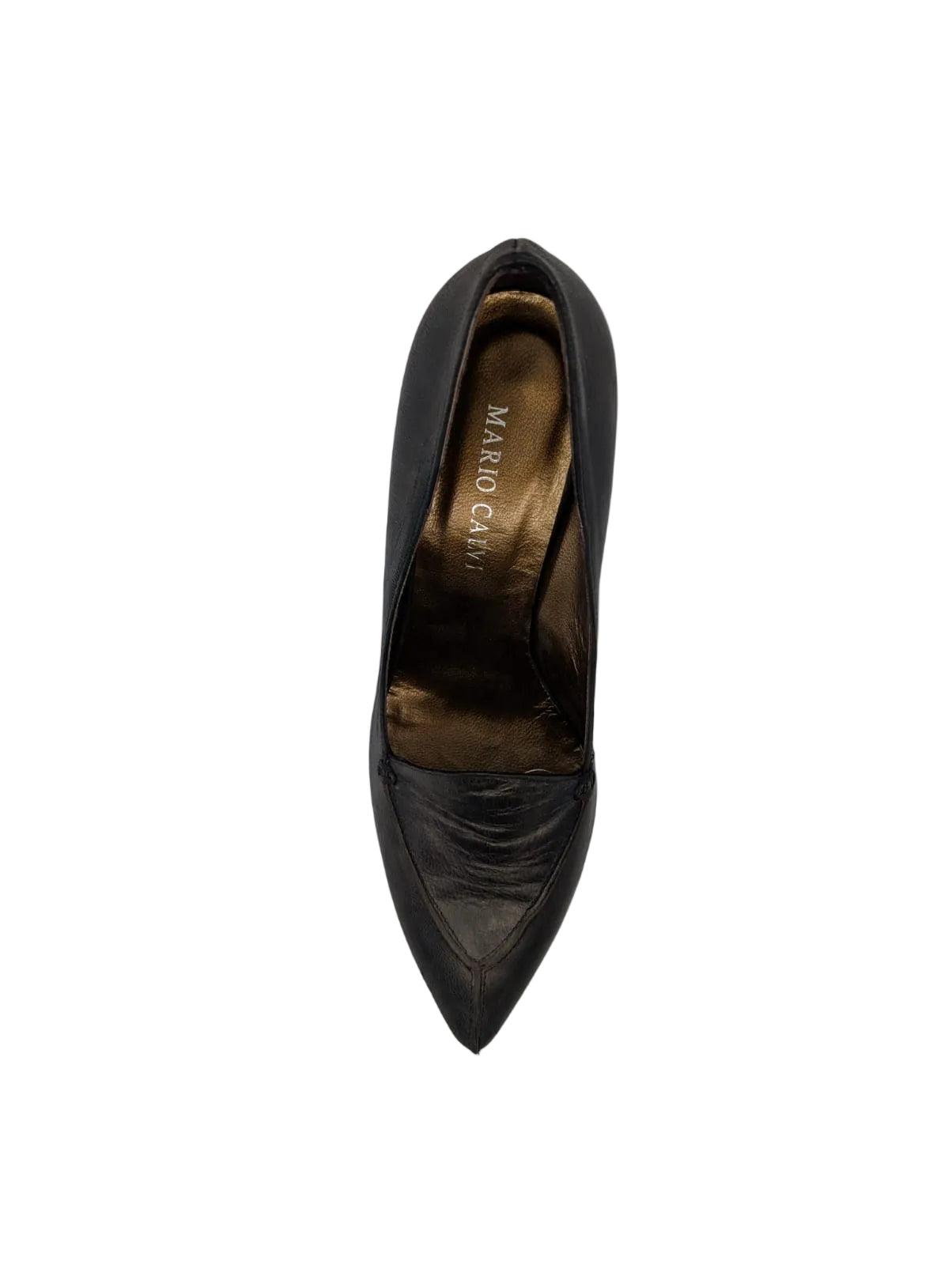 Mario Calvi Black Leather Pumps