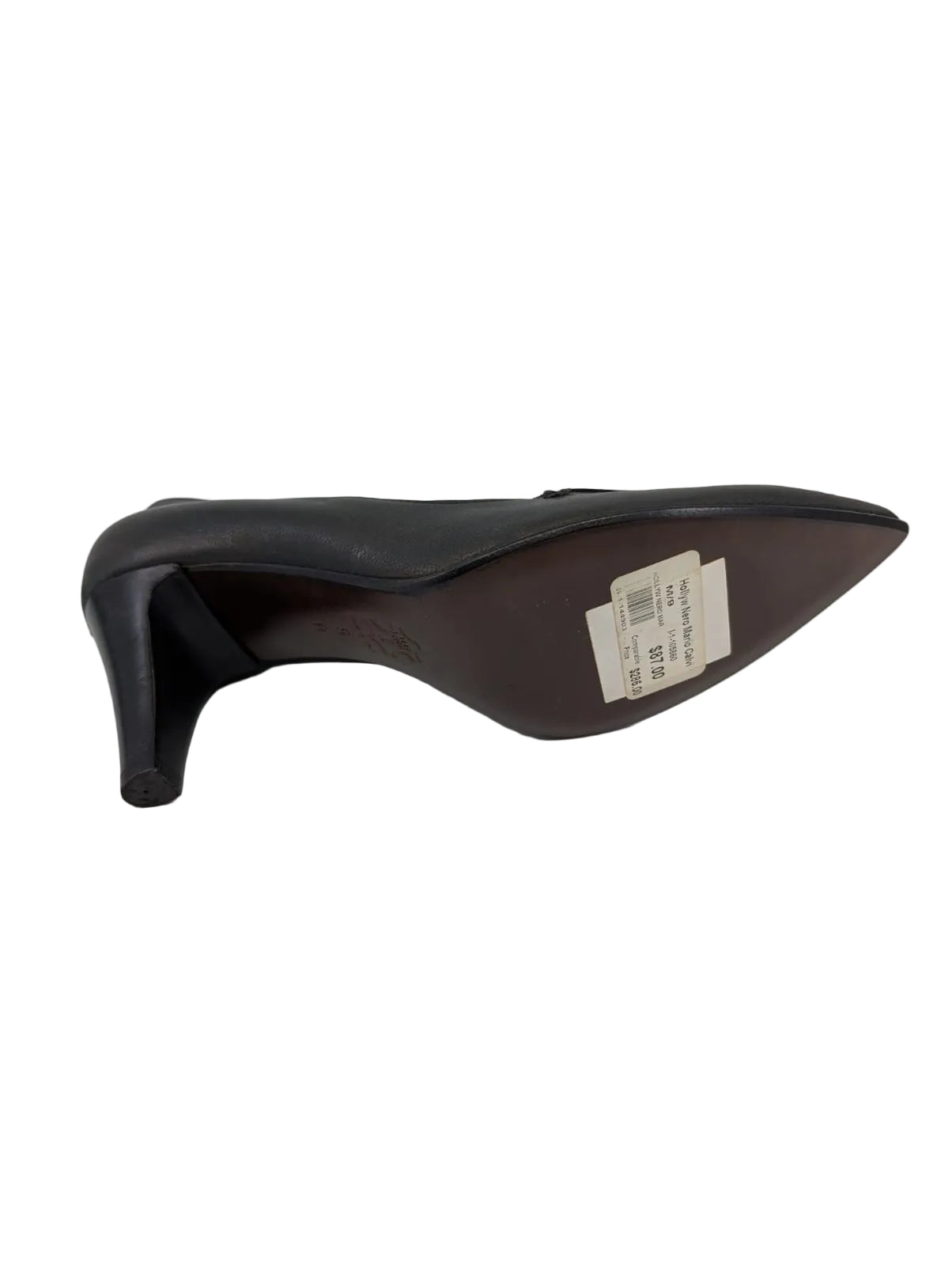 Mario Calvi Black Leather Pumps