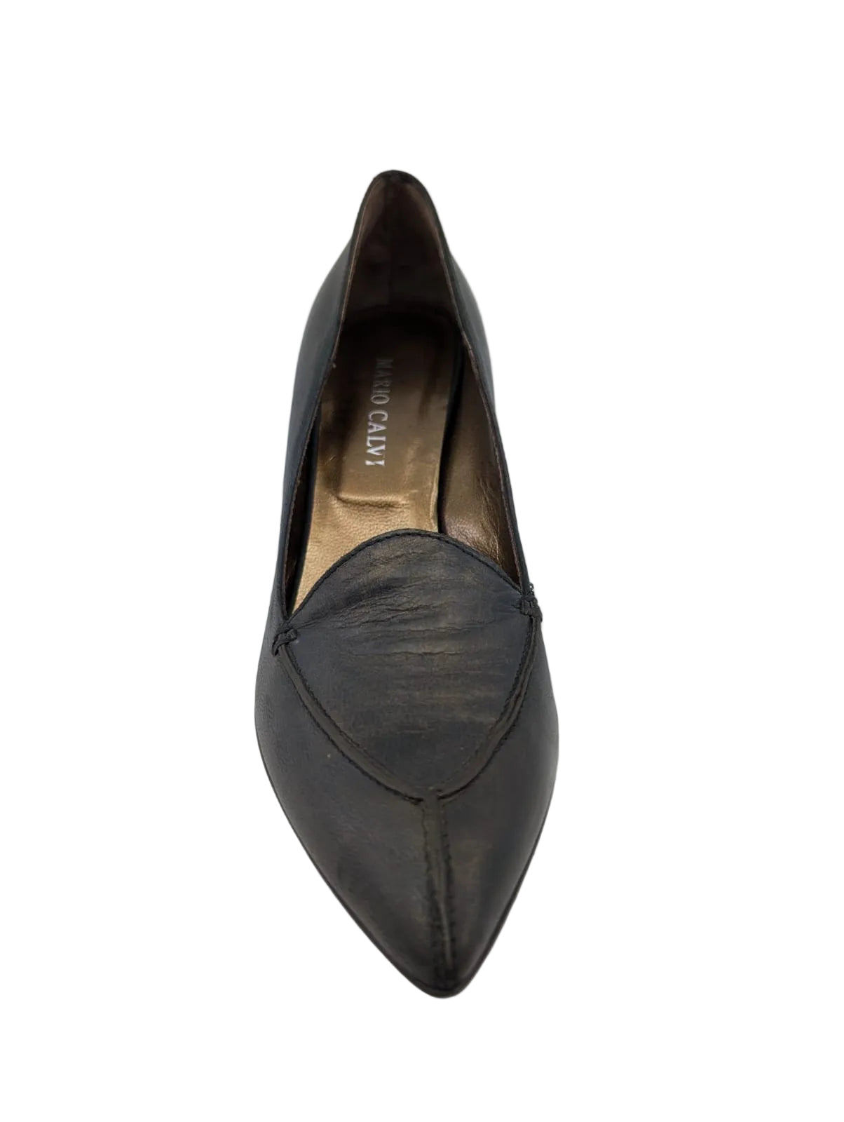 Mario Calvi Black Leather Pumps