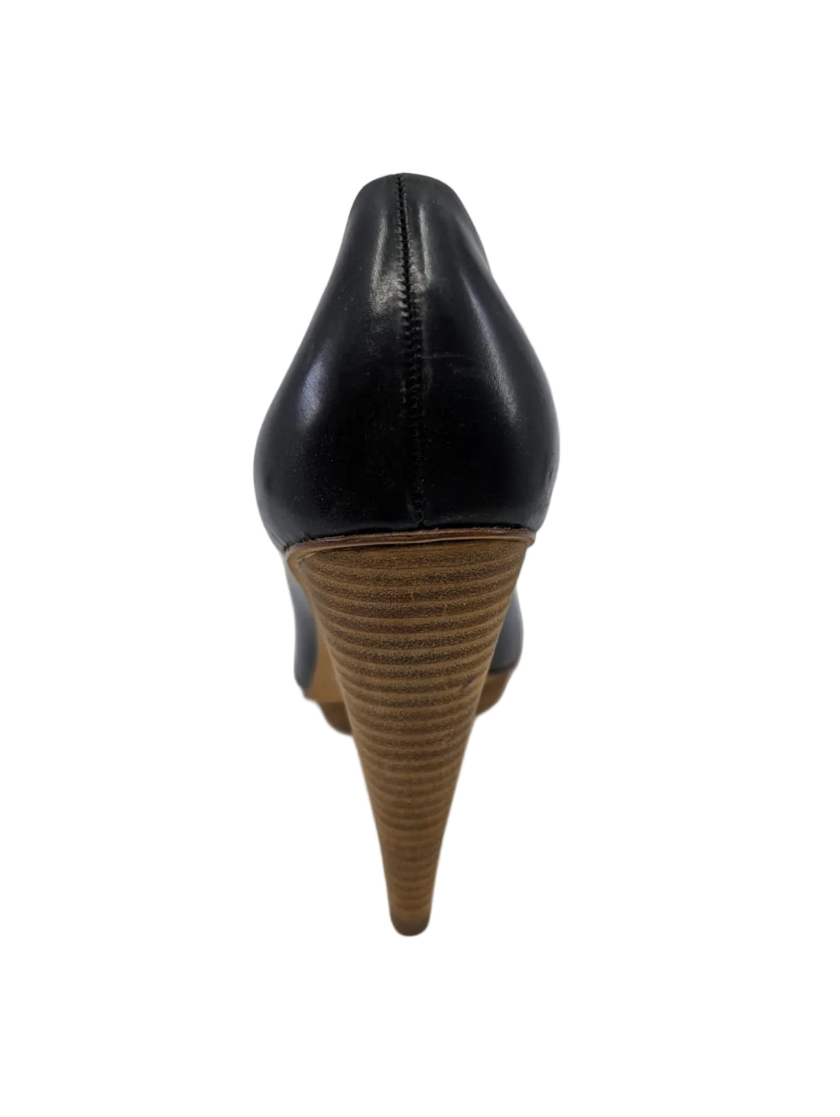 Adaira Black Leather Boutique 9 Platform Pumps