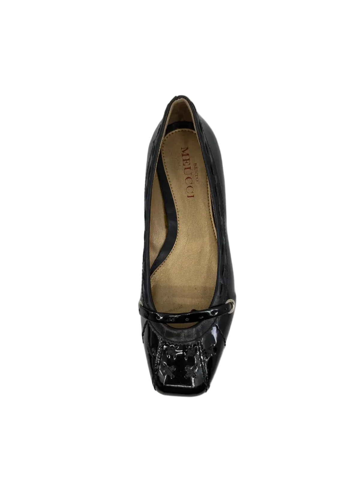 Sesto Meucci Black Patent Leather Flats