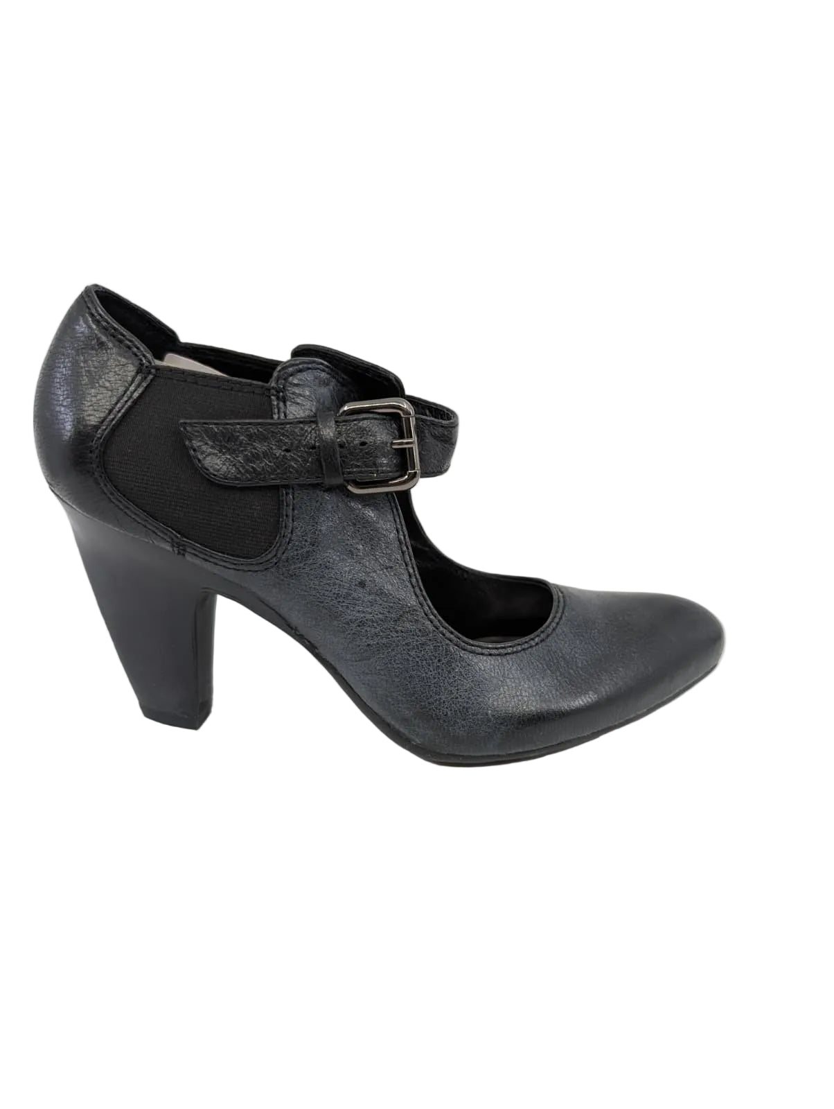 Apepazzo Cezanne Black Leather Pumps