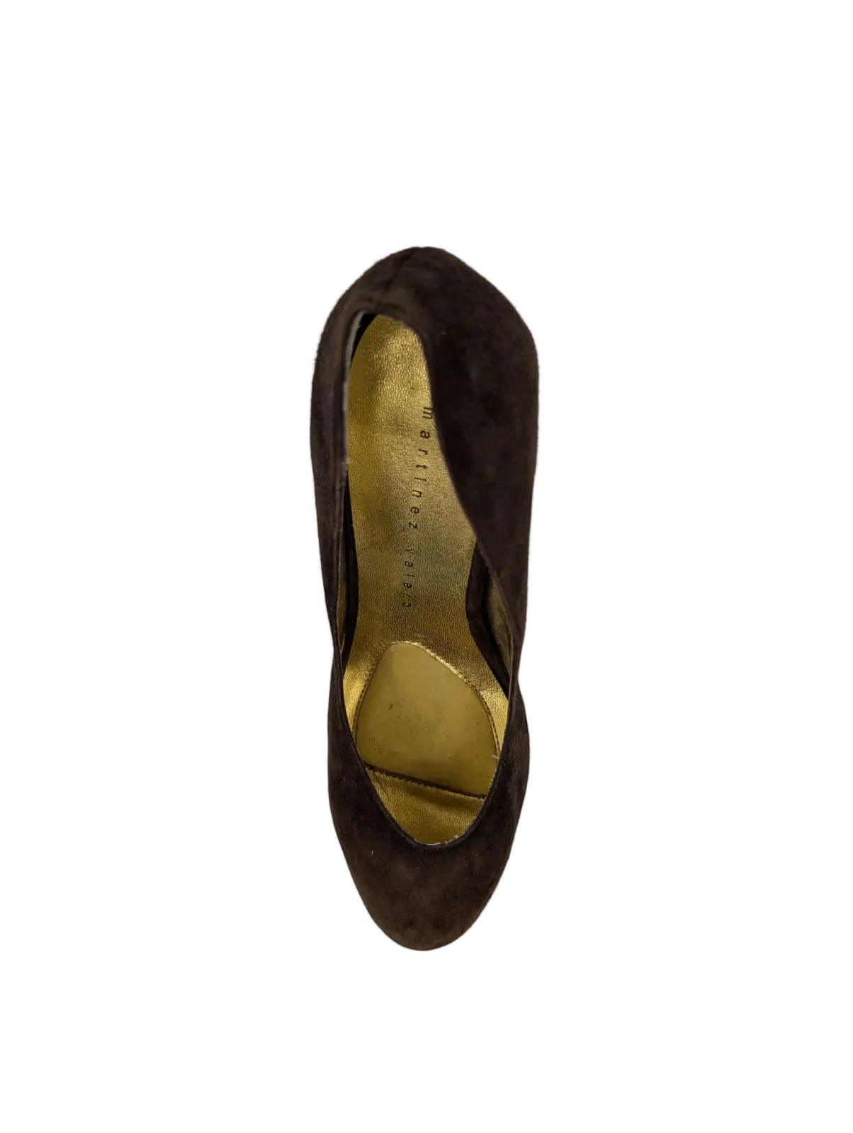 Martinez Valero Brown Suede Pumps