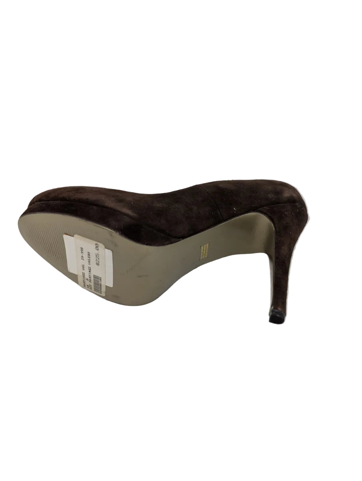 Martinez Valero Brown Suede Pumps